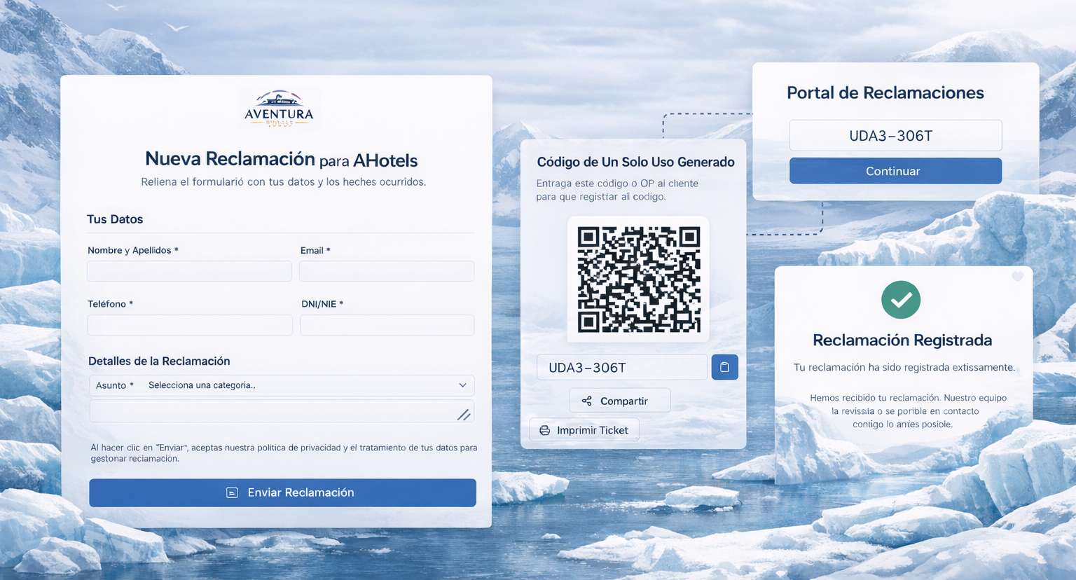 Flujo de Reclamación en el Portal Público